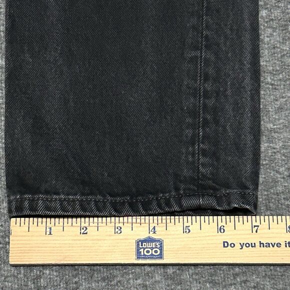 Vtg 90s Levi's 501 XX Women's Black Denim Jeans Button Fly Faded 30x32 (29x32.5) - Picture 10 of 16